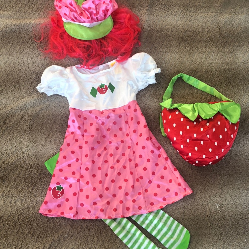 Girls Strawberry Shortcake Costume